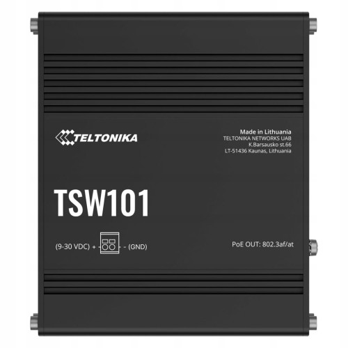 PRZEMYSŁOWY SWITCH POE+ TELTONIKA TSW101 60W