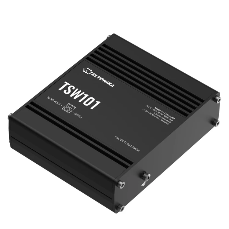 PRZEMYSŁOWY SWITCH POE+ TELTONIKA TSW101 60W
