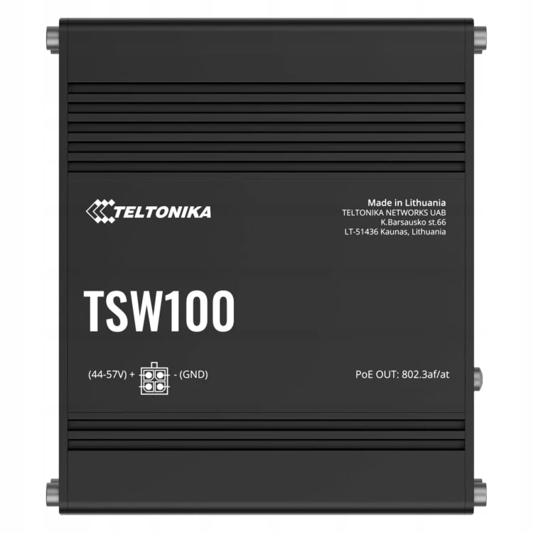PRZEMYSŁOWY SWITCH POE+ TELTONIKA TSW100 120W