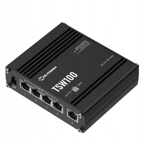 PRZEMYSŁOWY SWITCH POE+ TELTONIKA TSW100 120W