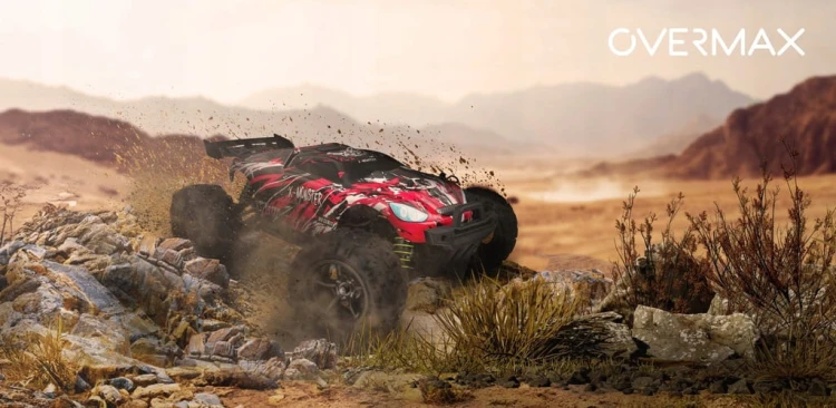 Samochód zdalnie sterowany OVERMAX Monster 3.5 45km/h | Dwie karoserie