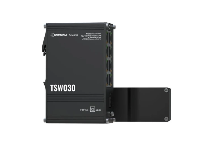 Przełącznik Przemysłowy Teltonika Switch TSW030 8xRJ45 porty 10/100Mbps DIN