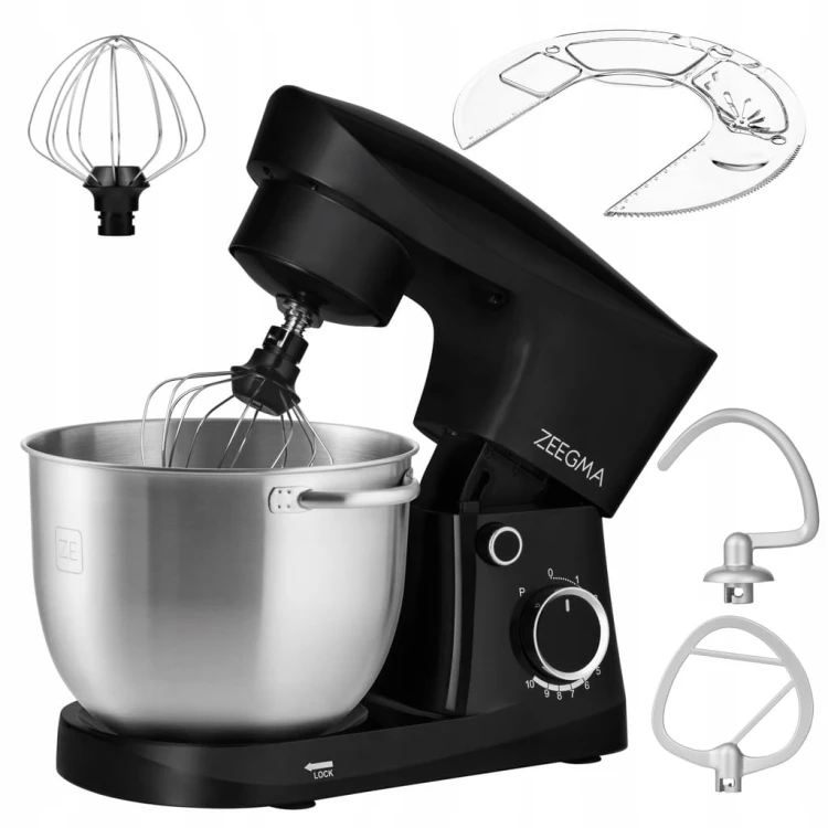 MIKSER PLANETARNY ROBOT KUCHENNY 1500W MISA 5,2L CZARNY WIELOFUNKCYJNY
