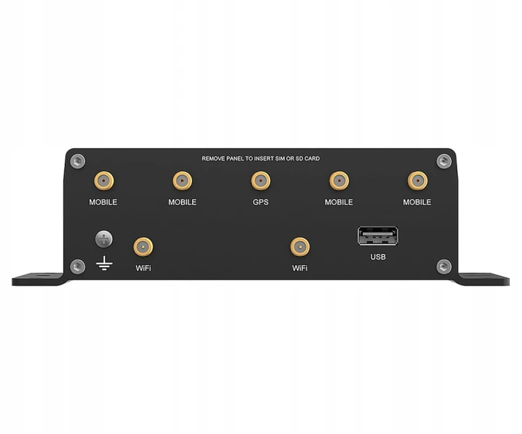 Teltonika ATRM50 – router 5G do transportu, 4× Gigabit Ethernet (M12), eSIM