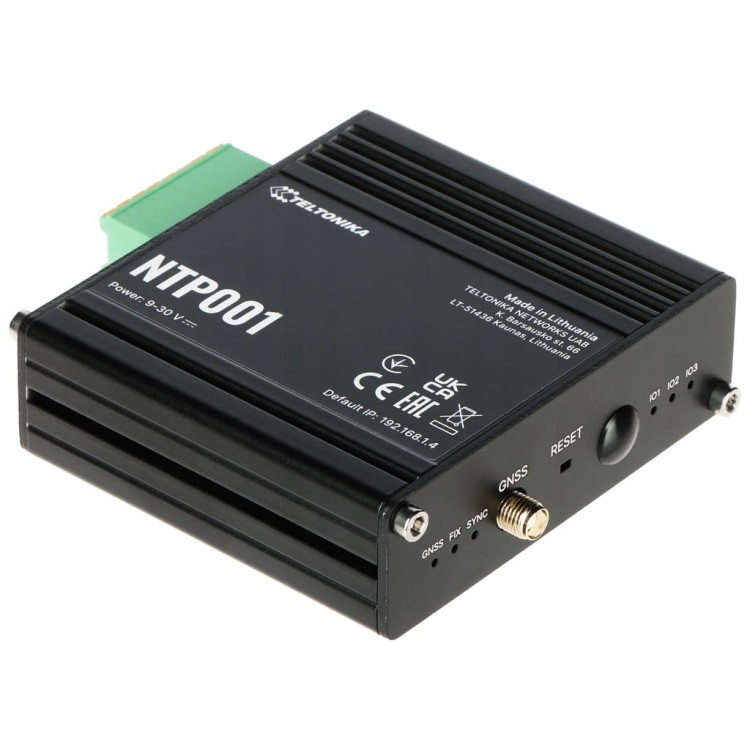 Teltonika NTP001 – serwer synchronizacji czasu NTP (Stratum-1), RS-232/485