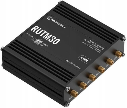Teltonika RUTM30 5G – Router przemysłowy Dual SIM, RMS, Gigabit Ethernet