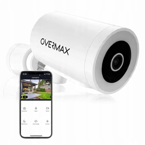 Kamera WiFi Zewnętrzna OBROTOWA ULTRA HD Podczerwień ALARM POWIADOMIENIA