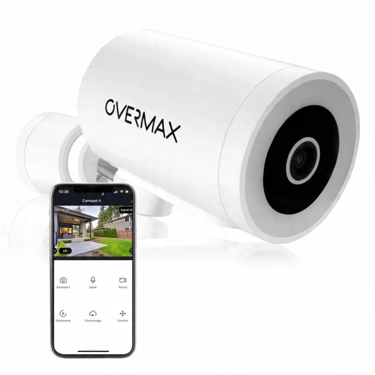 Kamera WiFi Zewnętrzna OBROTOWA ULTRA HD Podczerwień ALARM POWIADOMIENIA