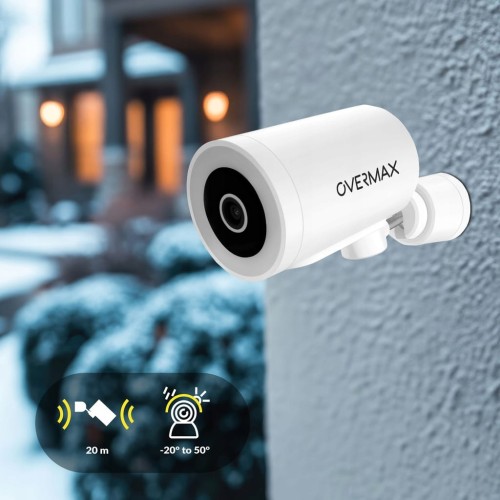 Kamera WiFi Zewnętrzna OBROTOWA ULTRA HD Podczerwień ALARM POWIADOMIENIA