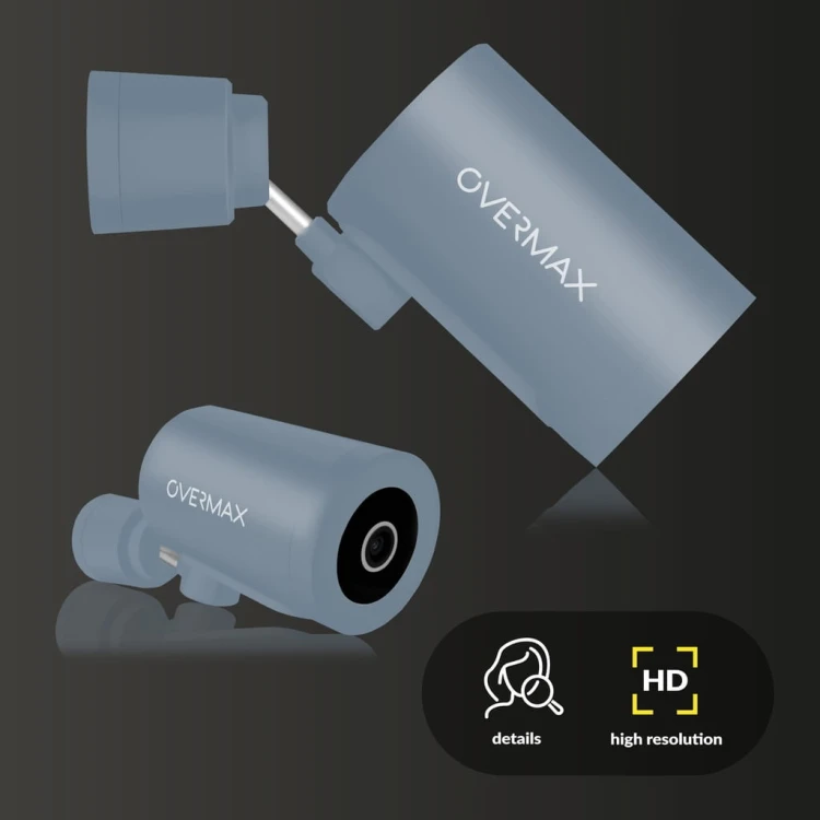 Kamera zewnętrzna OBROTOWA czujnik RUCHU 4 Mpx WIFI DB ALARM WI-FI ANTRACYT