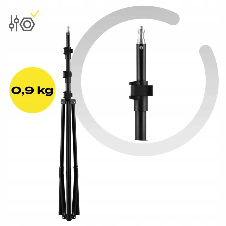 Statyw pod projektor Overmax STATYW 1/4 OŚWIETLENIOWY LAMP STUDYJNY do 10kg