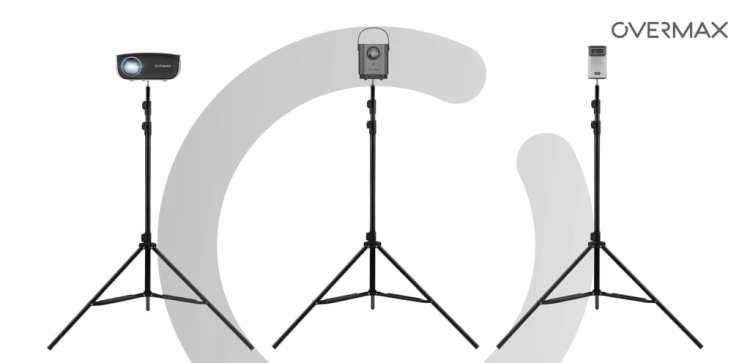 Statyw pod projektor Overmax STATYW 1/4 OŚWIETLENIOWY LAMP STUDYJNY do 10kg
