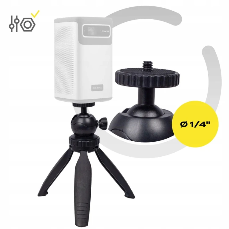 STATYW STOŁOWY 1/4 – MAŁY TRIPOD DO APARATU, KAMERY, RZUTNIKA