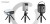 STATYW STOŁOWY 1/4 – MAŁY TRIPOD DO APARATU, KAMERY, RZUTNIKA