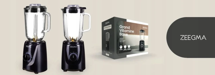 BLENDER 1,5L DO KOKTAJLI – SZKLANY KIELICH, KRUSZENIE LODU, MOCNY