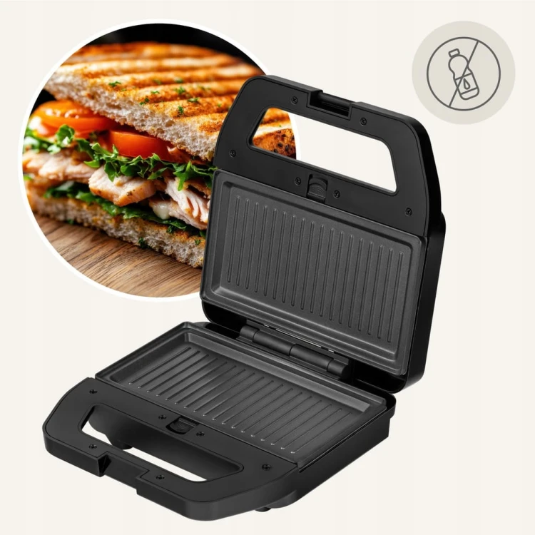 OPIEKACZ Z 5 NAKŁADKAMI TERMOIZOLACJA GOFRY GRILL TOSTY TOSTER 5W1