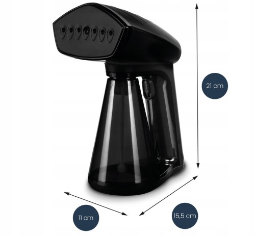 PAROWNICA DO UBRAŃ RĘCZNA STEAMER 1600W SZYBKIE NAGRZEWANIE 40S
