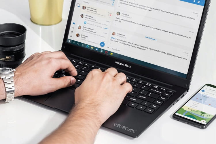 Laptop Kruger&Matz EXPLORE 14,1 Intel Celeron Dual-Core 4 GB / 64 GB czarny