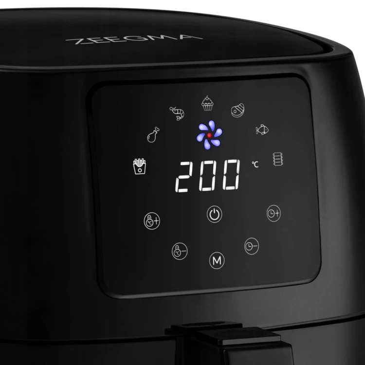 Frytkownica air fryer ZEEGMA ZE-KNAPPER PRO BLACK
