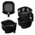 Frytkownica air fryer ZEEGMA ZE-KNAPPER PRO BLACK