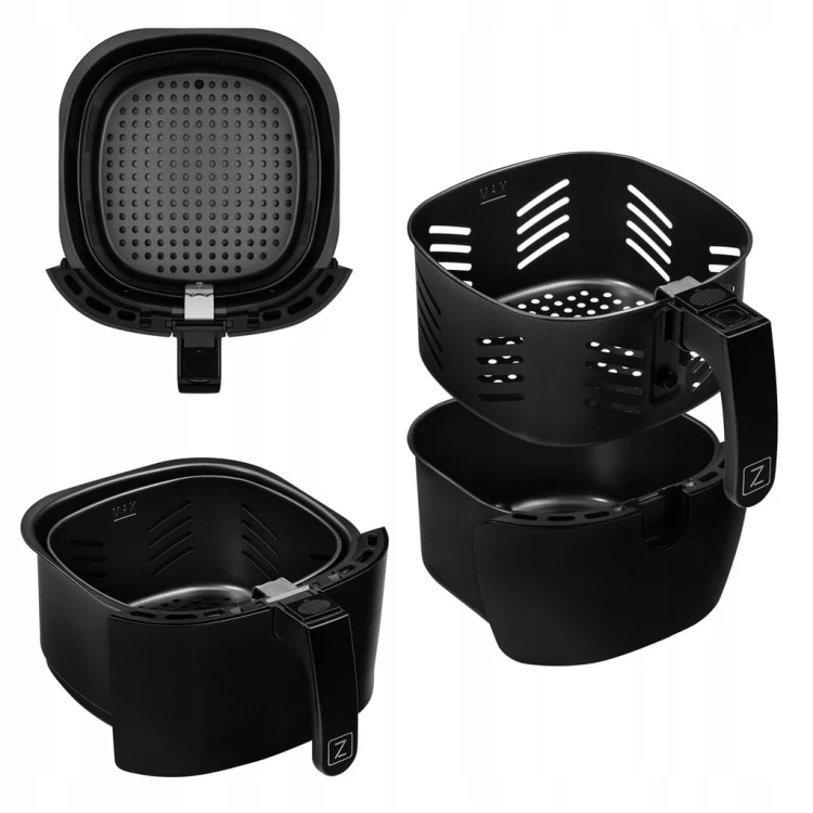 Frytkownica air fryer ZEEGMA ZE-KNAPPER PRO BLACK