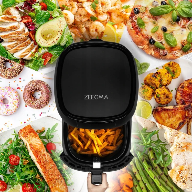 Frytkownica air fryer ZEEGMA ZE-KNAPPER PRO BLACK
