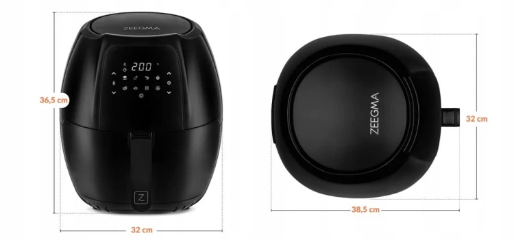 Frytkownica air fryer ZEEGMA ZE-KNAPPER GRAND