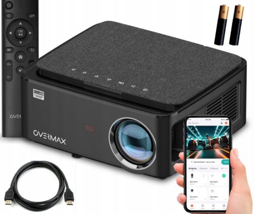 PROJEKTOR DO PREZENTACJI SZKOLEŃ KINO DOMOWE WIFI ANDROID EKRAN NA STATYWIE Multipic 5.1