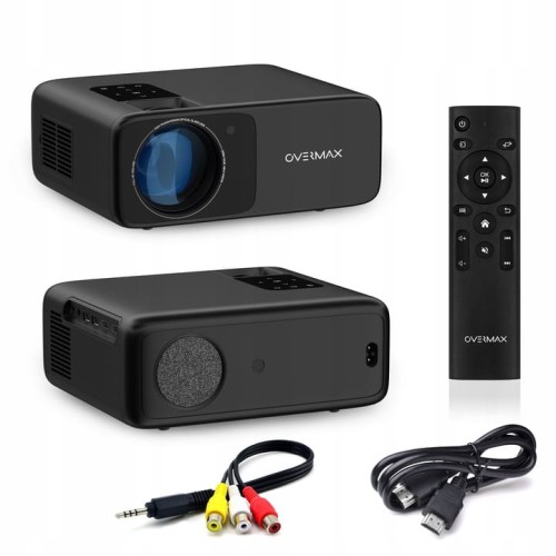 PROJEKTOR OVERMAX MULTIPIC 4.2 LED FULL HD WIFI BLUETOOTH EKRAN NA STATYWIE