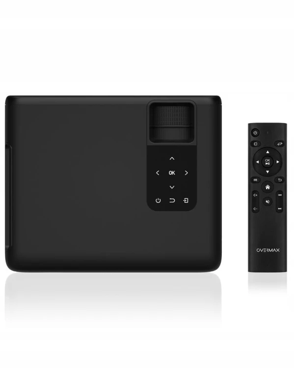 PROJEKTOR OVERMAX MULTIPIC 4.2 LED FULL HD WIFI BLUETOOTH EKRAN NA STATYWIE