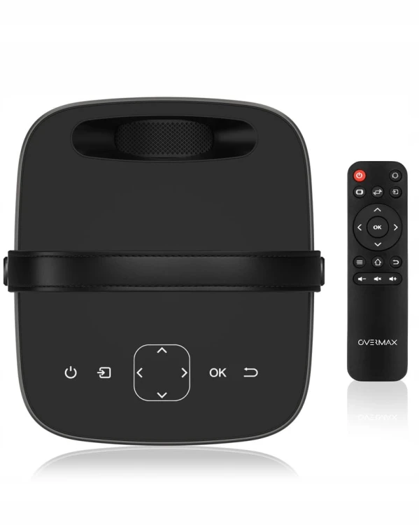 PRZENOSNY ZESTAW DO PREZENTACJI PROJEKTOR LED OVERMAX MULTIPIC 3.6 + EKRAN