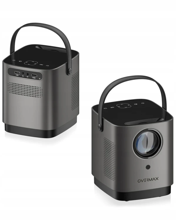 PRZENOSNY ZESTAW DO PREZENTACJI PROJEKTOR LED OVERMAX MULTIPIC 3.6 + EKRAN