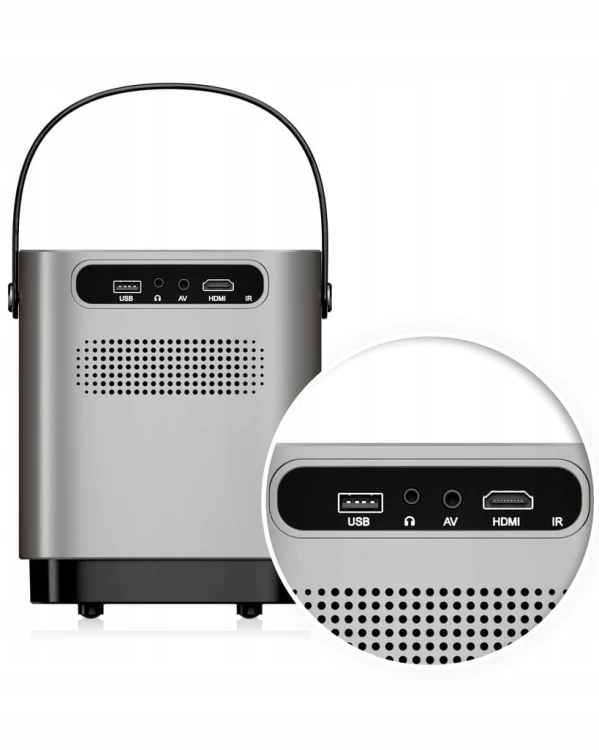 PRZENOSNY ZESTAW DO PREZENTACJI PROJEKTOR LED OVERMAX MULTIPIC 3.6 + EKRAN