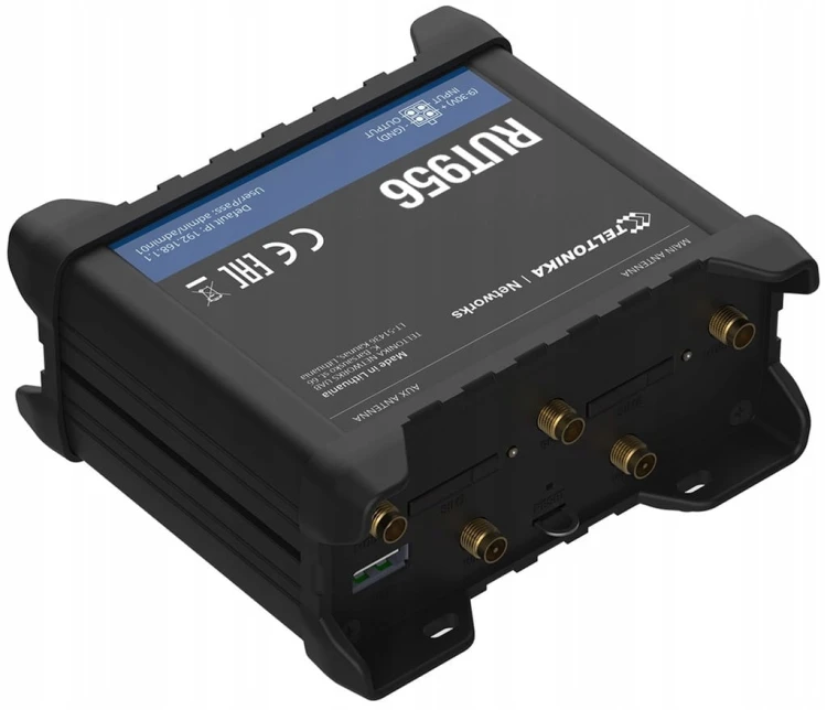 TELTONIKA RUT956 Kompaktowy przemysłowy ROUTER LTE NASTEPCA RUT955 GPS