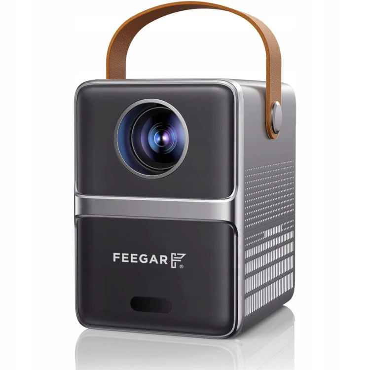 RZUTNIK Mini PROJEKTOR LED PRZENOŚNY Feegar SHOW WiFi 5G Bluetooth USB HDMI