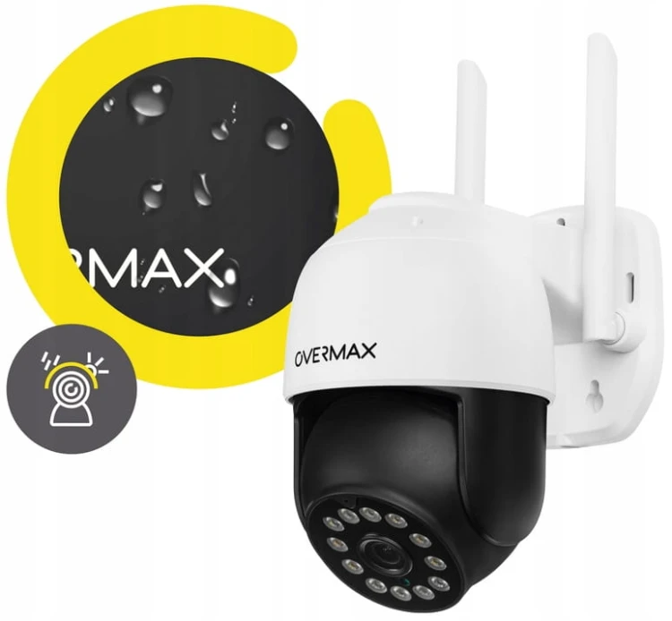 KAMERA ZEWNĘTRZNA OBROTOWA 25s LAN 12 DIOD LED IP66 WIFI Full HD 4x ZOOM