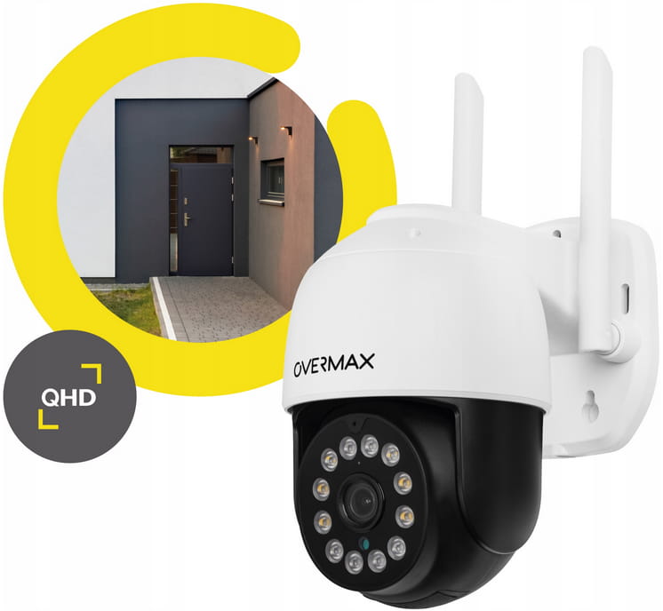 KAMERA ZEWNĘTRZNA OBROTOWA 25s LAN 12 DIOD LED IP66 WIFI Full HD 4x ZOOM