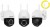 KAMERA ZEWNĘTRZNA OBROTOWA 25s LAN 12 DIOD LED IP66 WIFI Full HD 4x ZOOM