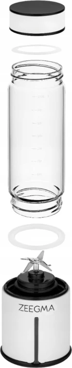 Blender Przenośny Bezprzewodowy BIAŁY BLENDER DO SZKOŁY, W GÓRY