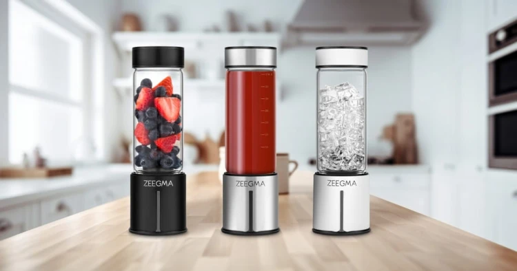 Blender kielichowy Zeegma czarny, BLENDER DO PRACY TURYSTYCZNY PRZENOŚNY