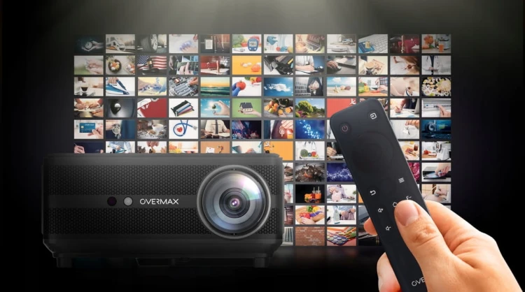 Projektor LED Overmax MULTIPIC 6.1 RZUTNIK FUll HD ANDROID WIFI 6 BT HDMI