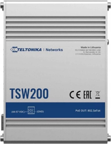 PROFESJONALNY Switch Teltonika PoE+ SFP Gigabit Ethernet TSW200000050