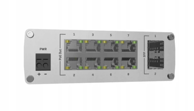 PROFESJONALNY Switch Teltonika PoE+ SFP Gigabit Ethernet TSW200000050