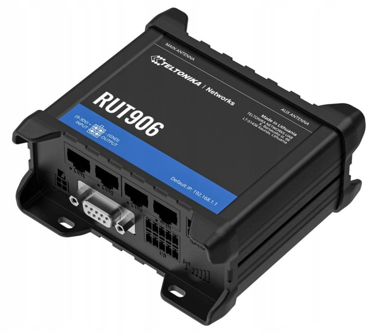 MOBILNY ROUTER LTE TELTONIKA RUT 906 Dual SIM 3xWAN GPS VPN IPSEC VRRP