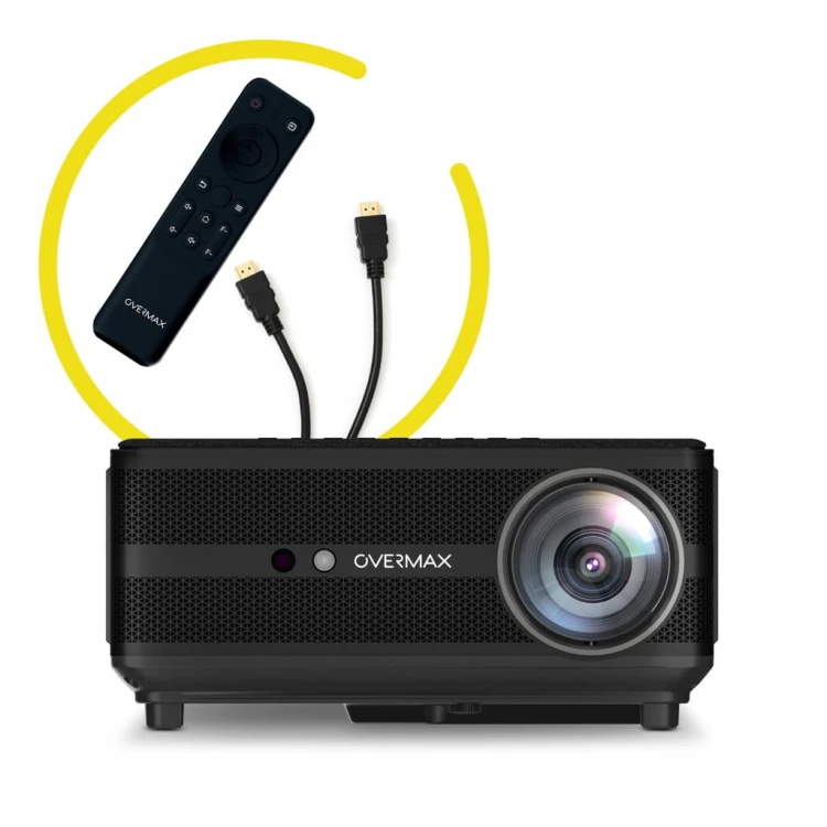 Projektor LED Overmax MULTIPIC 6.1 RZUTNIK FUll HD ANDROID WIFI 6 BT HDMI + ekran