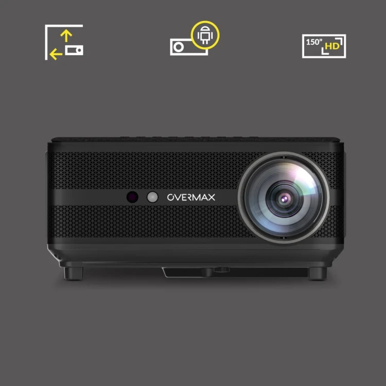 Projektor LED Overmax MULTIPIC 6.1 RZUTNIK FUll HD ANDROID WIFI 6 BT HDMI + ekran