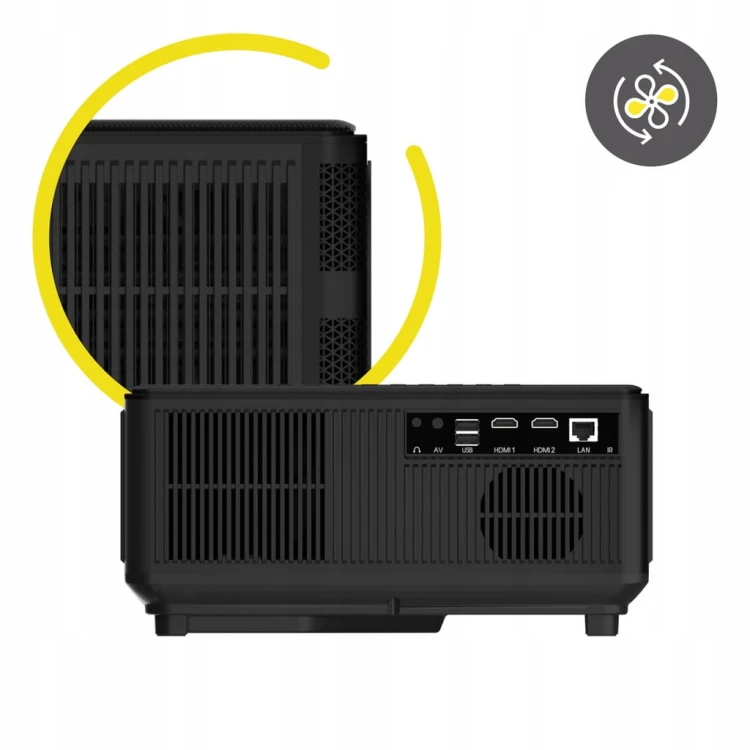 Projektor LED Overmax MULTIPIC 6.1 RZUTNIK FUll HD ANDROID WIFI 6 BT HDMI + ekran
