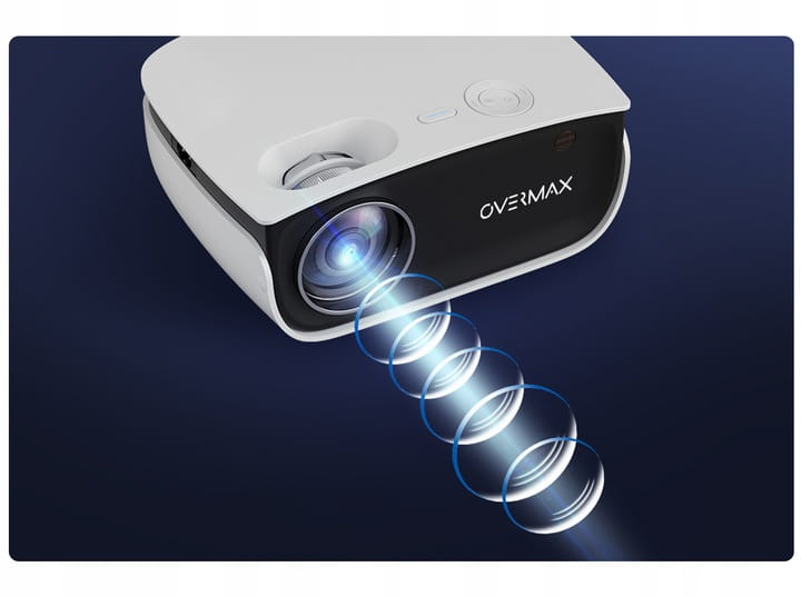 RZUTNIK PROJEKTOR OVERMAX MULTIPIC 2.5 + EKRAN 120