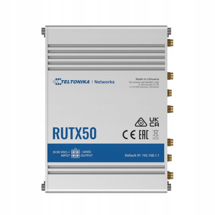 TELTONIKA RUTX50 Router LTE 5G Dual SIM WIFI-5 GPS