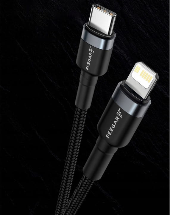 Feegar KABEL USB-C LIGHTNING do iPhone iPad PD 20W